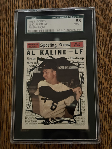 1961 Topps Al Kaline #580 card