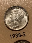 1938-S Mercury Silver Dime CHOICE BU *UNCIRCULATED* MS E272 WCB
