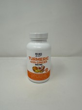 Wellness Garden Turmeric with Ginger 550mg 90 Capsules Exp. 09/2028