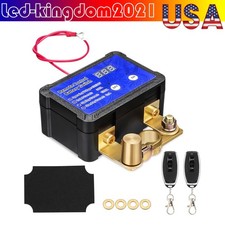 Battery Cut Off Switch 12v 240a Remote Control Kill Switch With Led Voltmeter
