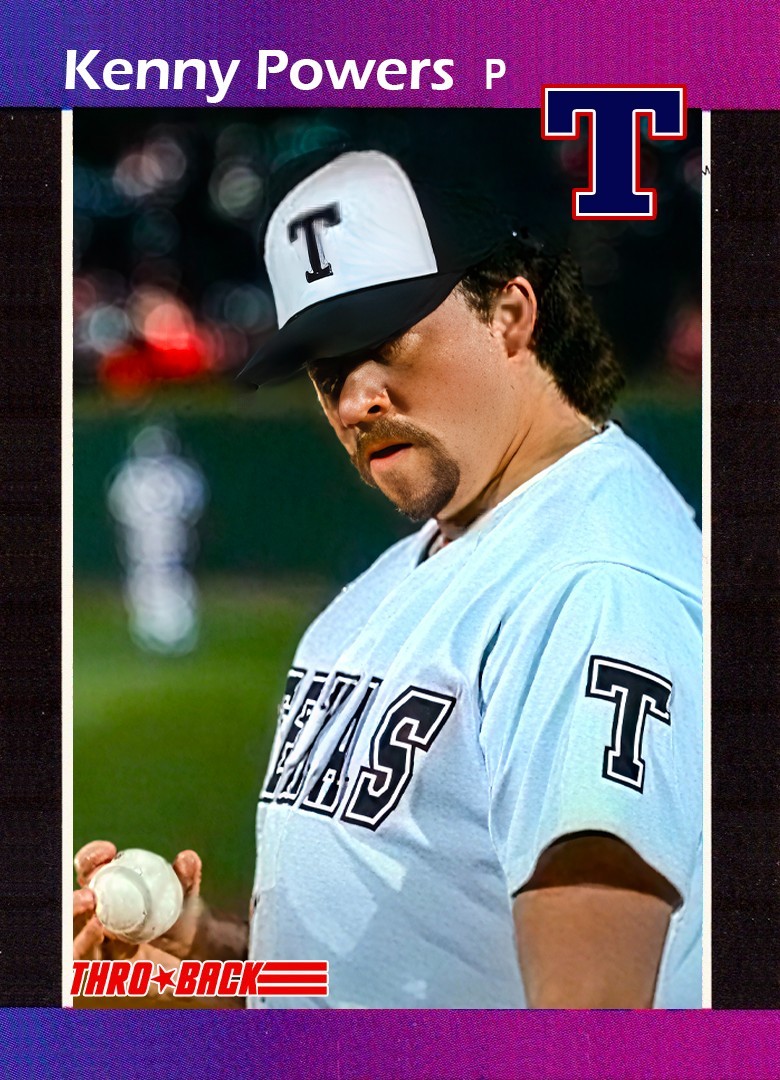Kenny Powers Eastbound Down Majors custom Baseball Card SET 1 by THROBACK