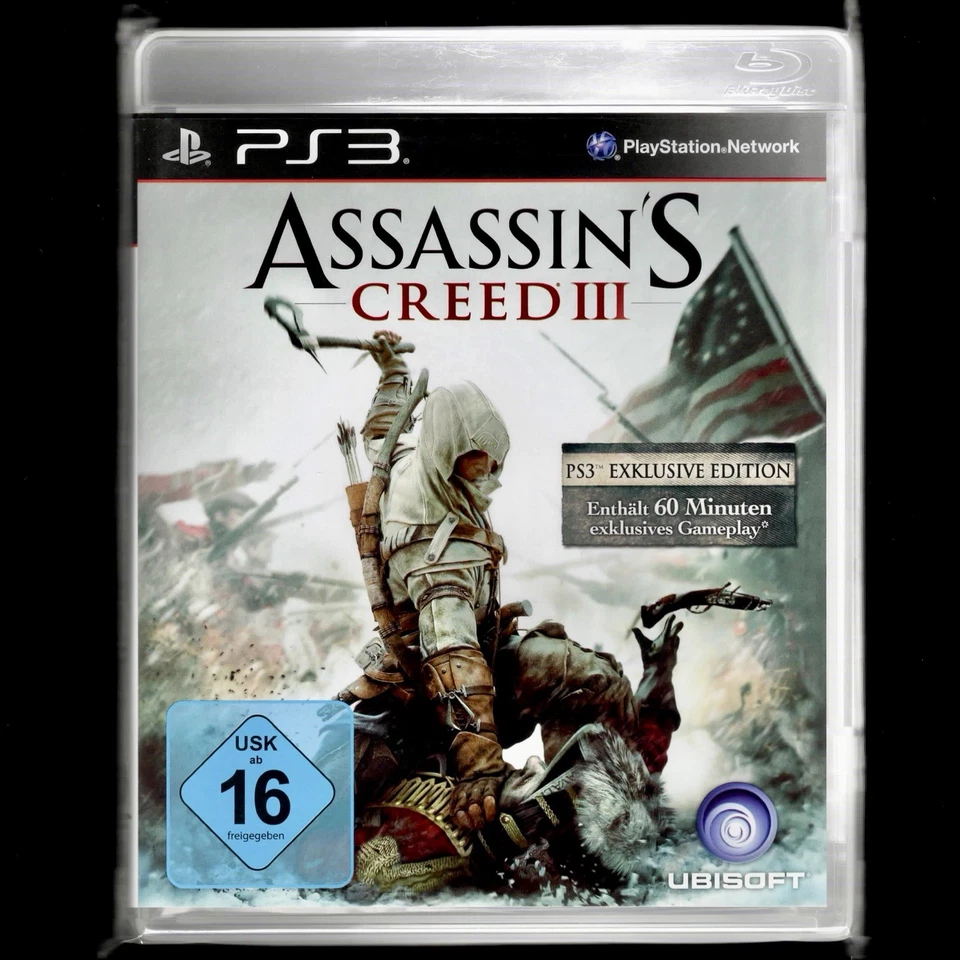 Assassin's Creed III (Sony PlayStation3 PS3 Spiel, 2012)🇩🇪💙Exklusive Edition