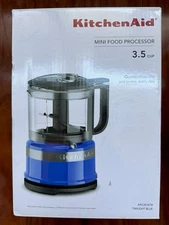 KitchenAid TWILIGHT BLUE 3.5 Cup Mini Food Processor Chopper KFC3516TB Discontnd