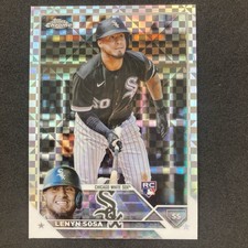 Lenyn Sosa 2023 Topps Chrome X-Fractor Rookie #114 MLB Chicago White Sox