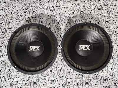ULTRA Rare MTX Cranker RFL 10 Inch Speaker Woofer 4 Ohm Square Magnet Old School