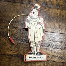 W.C. Fields 1974 Red Nose Battery Tester Vintage Collectible As-Is