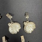 8 Pewter Tablecloth Weights Clip On Insect Butterfly Dragonfly Ladybug Butterfly — photo 3