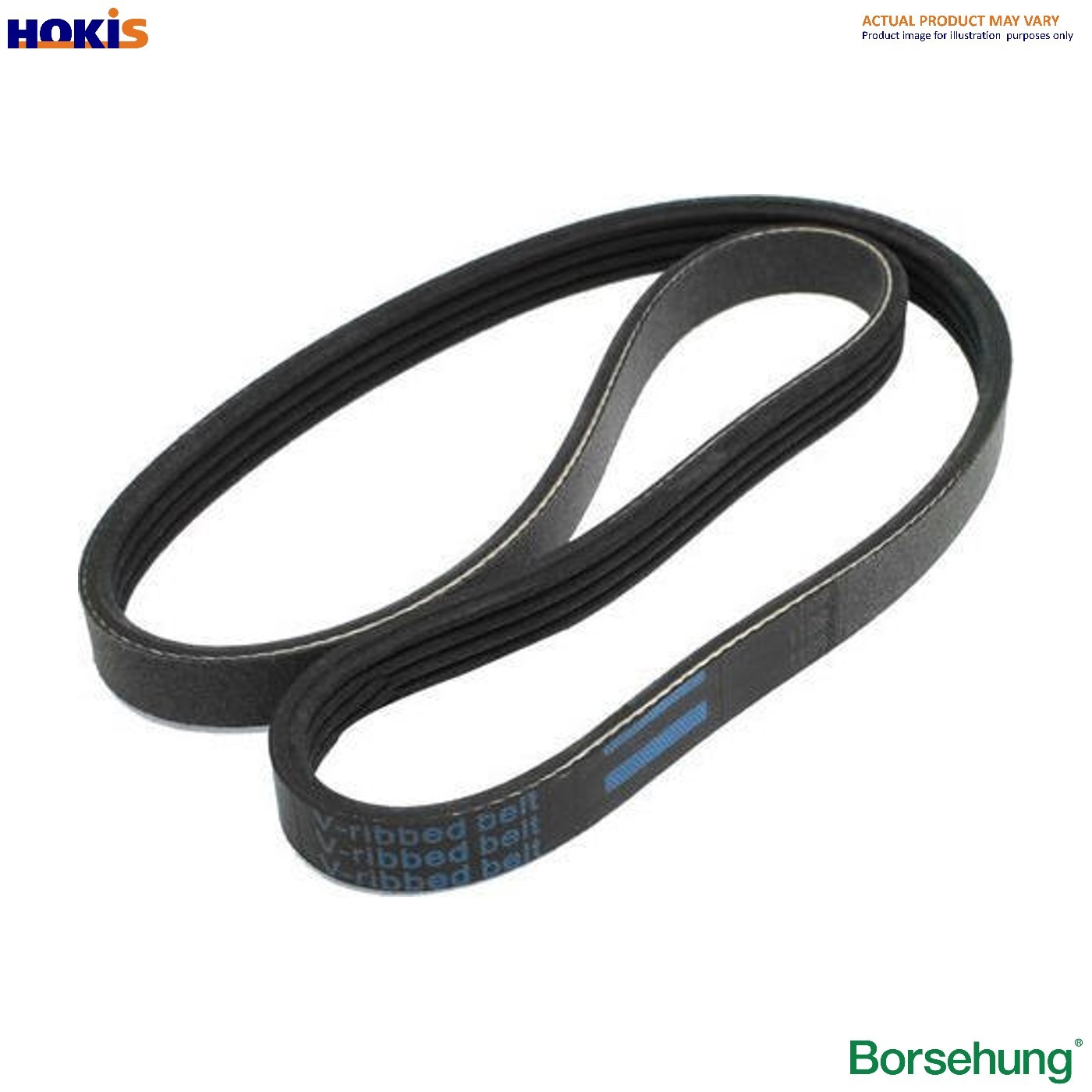 VRIBBED BELT B12500 FOR BMW 3/4/F2/F82/F0/F80/Convertible S55B30A 3.0L 6cyl