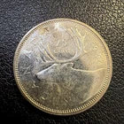 Canada 1964 - 25 Cent Quarter Canadian Coin - 80% Silver Ka108