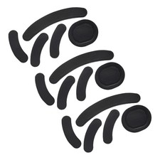 Rounded Curved Mouse Feet 0.8mm w Paper for G PRO Wireless Black 5Pcs/3 Set