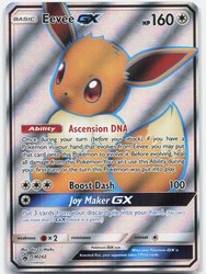 Eevee GX SM242 Full Art Holo Black Star Promo