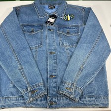 Chicago Sky Fisll Denim Jacket Women's Large NWT