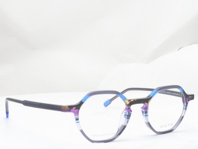 Dutz DZ2280 Col.45 Blue Purple Tortoise Women's Eyeglasses Frames 46-21-145