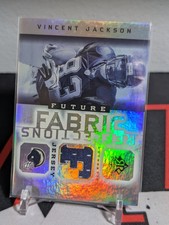 2005 Upper Deck Reflections Vincent Jackson Future Fabric RC #FFR-VJ Chargers