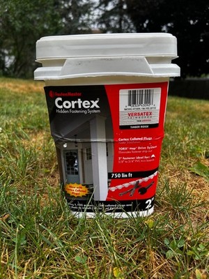 NEWFastenMaster Cortex Hidden Fastening System for VERSATEX PVC 2  Screws 750LF