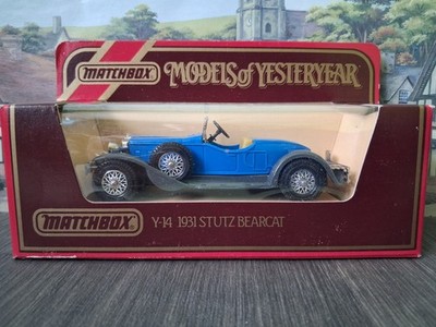 Matchbox Models of Yesteryear Y14 1931 Stutz Bearcat Maßstab 1:44