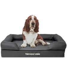 The Dog  s Bed Large Grey with Black Trim 36x27, Waterproof, Veterinary Grade ...