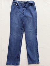 Gloria Vanderbilt Amanda Jeans Womens 10 Med Wash High Rise Stretch 32x30