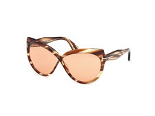 NEW TOM FORD FT1196 53E BLONDE HAVANA/BROWN AUTHENTIC SUNGLASSES 65-5-140