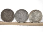 ESTATE OFFEREING - LOT OF THREE MORGAN SILVER DOLLAR - 1883, 1888 & 1921