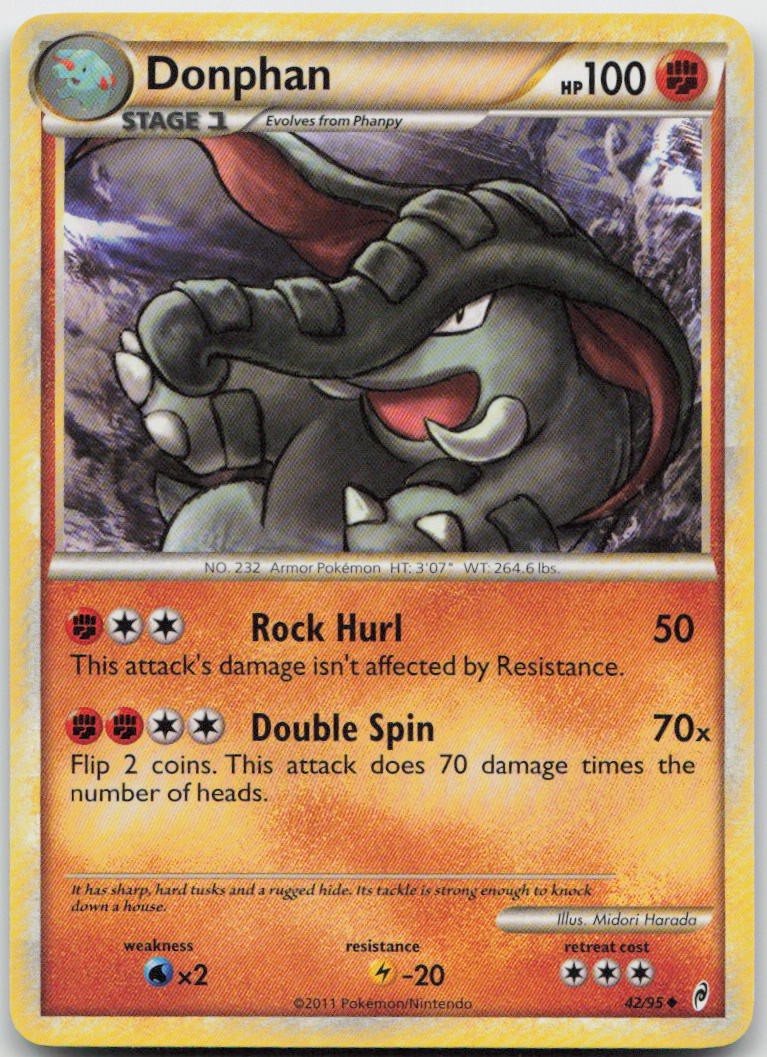 Donphan 42/95 Uncommon Call of Legends Pokemon MP