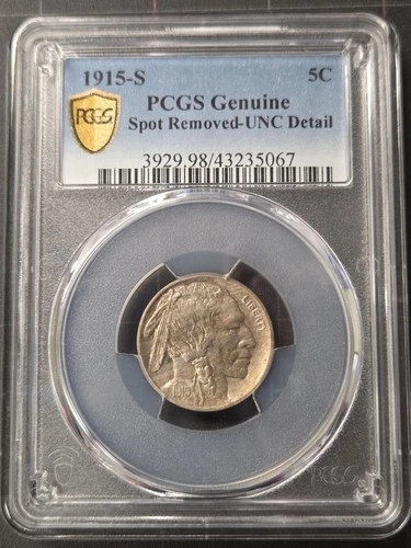 1915-S BUFFALO NICKEL PCGS - UNCIRCULATED