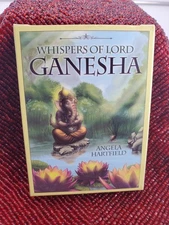WHISPERS OF LORD GANESHA ORACLE CARDS  BY ANGELA HARTFIELD (LT2)
