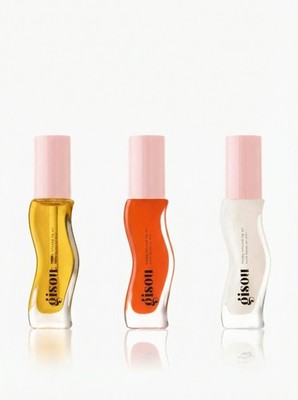 Gisou (Set 3 Stück Mix) - Kokosfrost, Mango, Honiggold - Lippenöl - Neu mit Karton