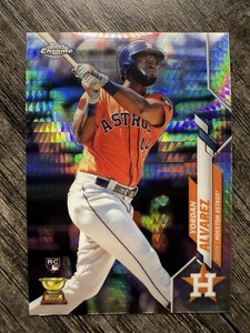 2020 Topps Chrome Prism Refractor Yordan Alvarez #200 Rookie RC