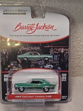 1969 Chevy Camaro Z/28 Greenlight Barrett Jackson 1:64 Green Diecast Car 