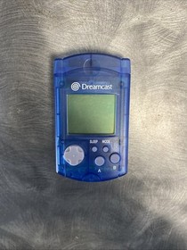 Sega Dreamcast VMU Blue (New Out Of Box) (Pull Tab Still Over Battery)