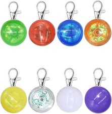 8 Pack Dog Lights for Night Walking, 3 Modes Collar Light Night