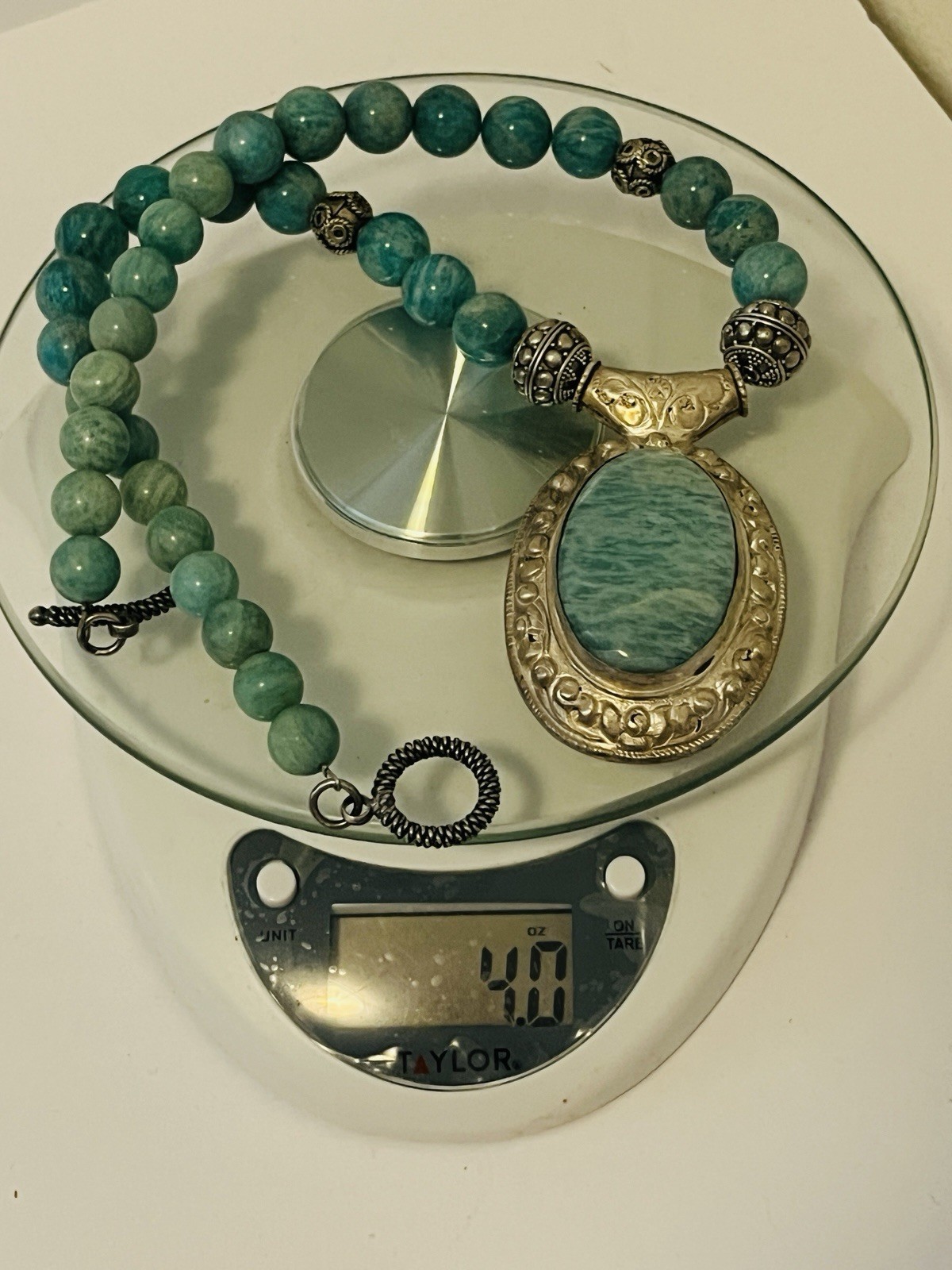 Amazonite ~ Handmade Copper wire wrapped pendant … - image 11