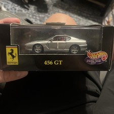 1:43 Hot Wheels Collectibles FERRARI 456 GT Silver Exclusive diecast