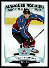 2019-20 O-Pee-Chee MARQUEE ROOKIE Conor Timmins Colorado Avalanche #644