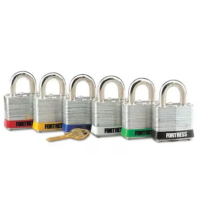 Lockout Padlock, Keyed Different, Steel, Blue, 2 In Shackle Height, 1 9/16 In