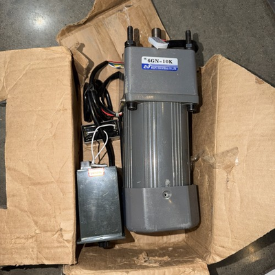 #ad #ad 250W INDUCTION MOTOR M6250 401; 6GN 10K GEAR HEAD CONTROLLER UNTESTED $42.99