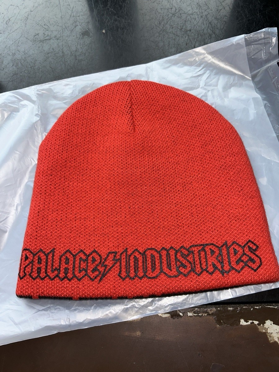 Palace SS26 World Industries Reverso Nein Cuff Beanie Red One Size