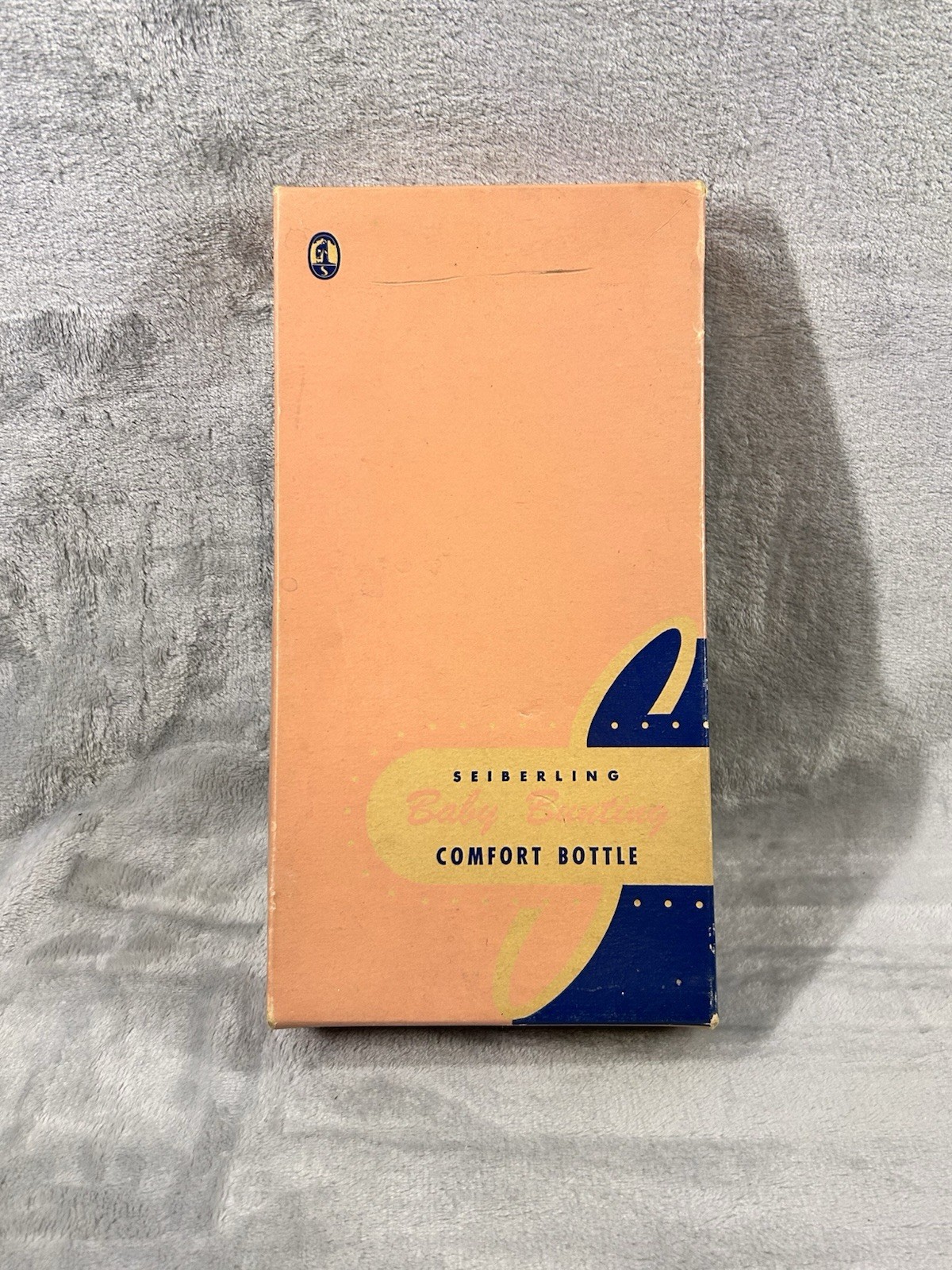 NIB Vintage Seiberling Baby Hot Water Bottle Compress Bag Red Animals ABC’s 50s