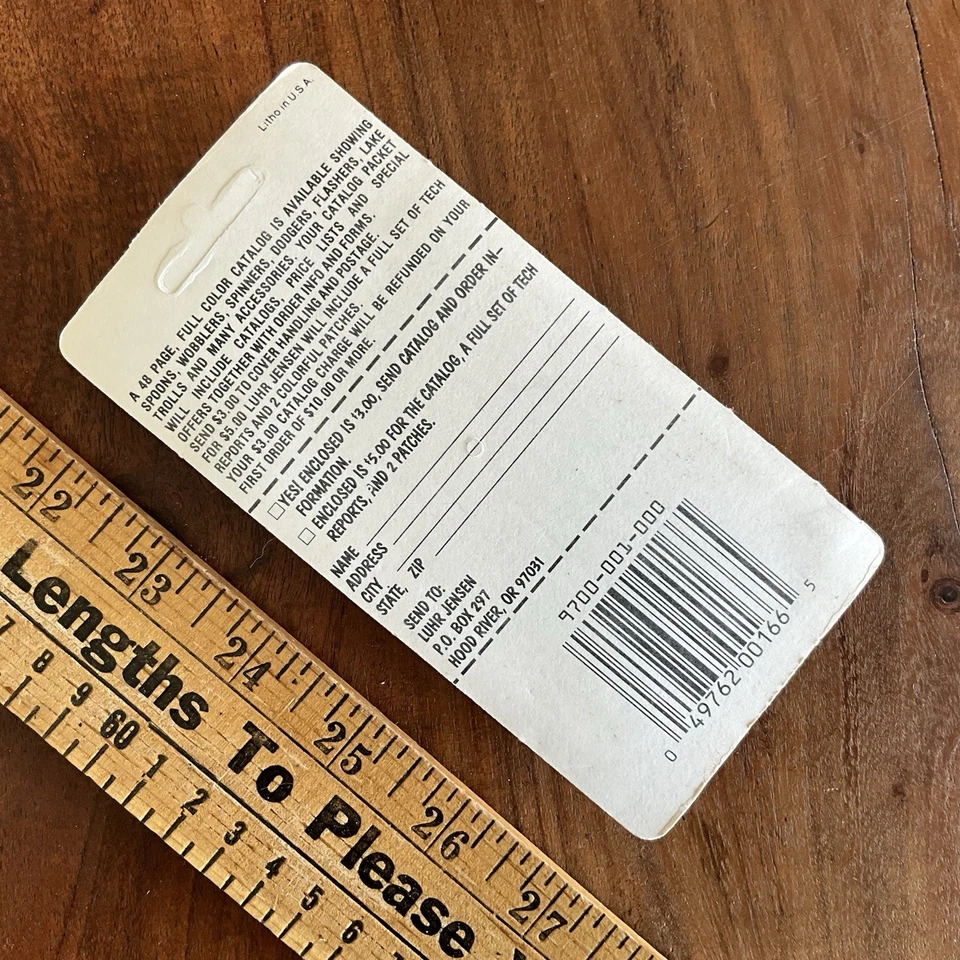 Luhr-Jensen Trucha Goma Desairar Trucha y Cocanee Pesca Trolling Snubber Cord Foto 2 de 2