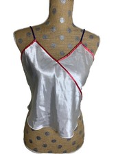 Victoria's Secret Vintage NWT Cami Top Lingerie Satin 80s Deadstock Gold Label