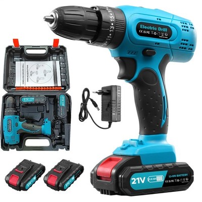 Lithium battery drill impact drill electric screwdriver machine screwdriver
