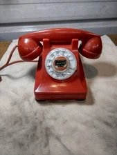 Early Circa 1949 Western Electric Bell System Telephone Pekin Red