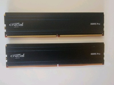 Crucial Pro 128GB Kit (2x64GB) DDR5 RAM, 5600MHz Memory UDIMM CP2K64G56C46U5 USA