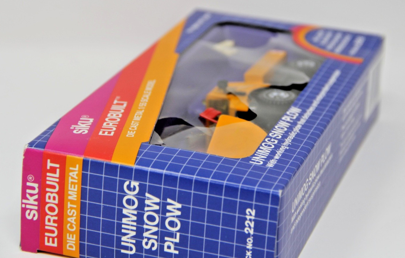 Vintage SIKU Eurobuilt Unimog Snow Plow #2212 Super Rare New In Box West Germany