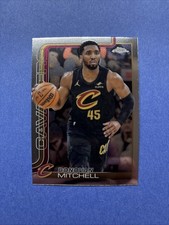 2025-26 Topps Chrome #69 Donovan Mitchell Cleveland Cavaliers Basketball Card