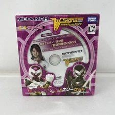 Takara Tomy Microman Wecker Signa Lady Police MWS-02 Action Figure DVD Set