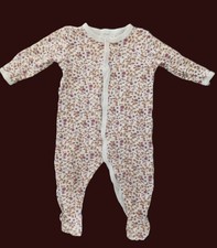 name it Baby Strampler Gr, 68 mit Blümchenmotiv - Bio-Baumwollgemisch