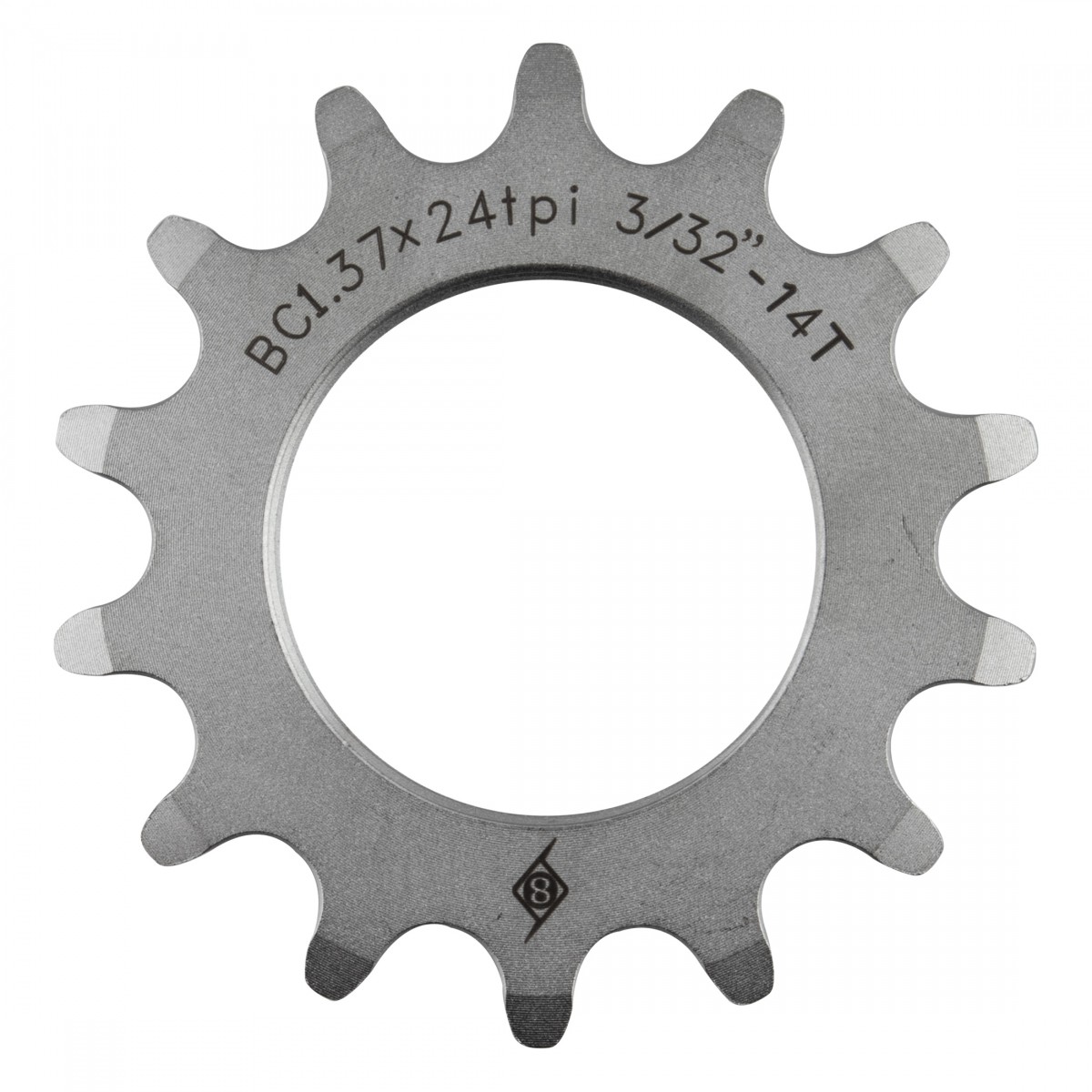 Origin8 14T Хром-молибде гусеничная шестерня - Устойчивая к ржавчине сверхпрочная 332 Велоспорта 5290₽