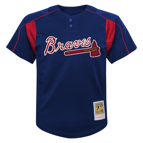 Joven Mitchell & Ness Chipper Jones Azul Marino Atlanta Braves Cooperstown - Imagen 2 de 3